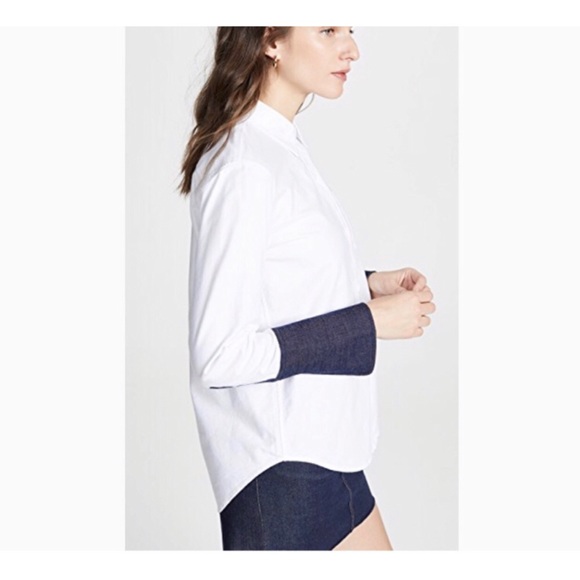 NEW Current Elliot The Bane Shirt white button up - Picture 2 of 8